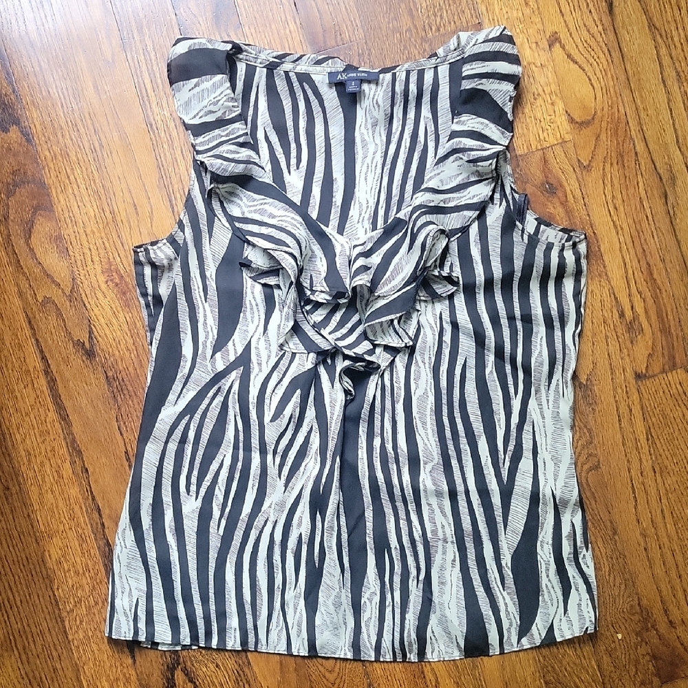 Anne Klein Zebra Blouse